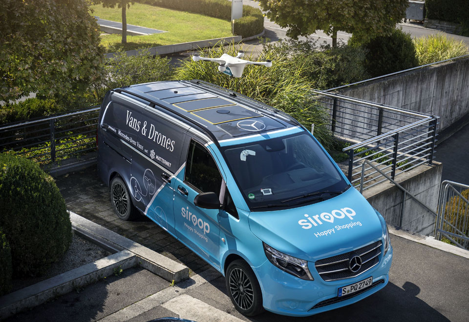 Mercedes-Benz Vans begins drone delivery pilot project