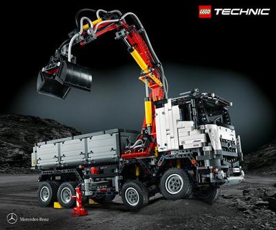 Daimler launches Lego Technic construction vehicle