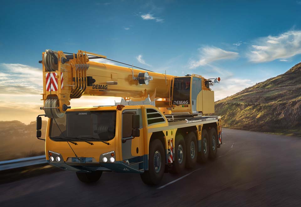 Sarens Nass ME orders 15 Demag all-terrain cranes