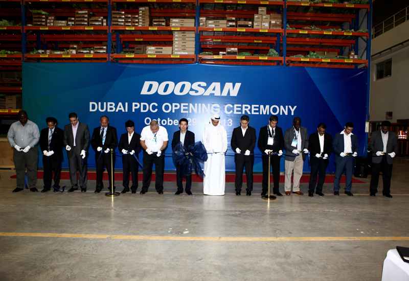 Doosan opens parts distribution centre in Dubai