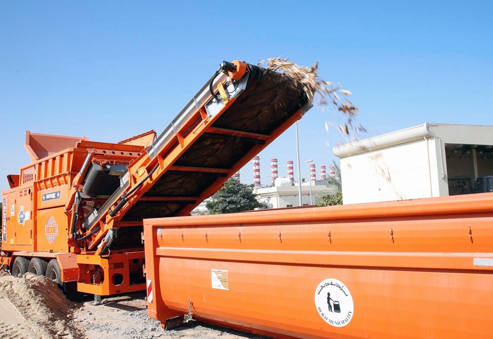 Dubai adds industrial tree chipper to fleet