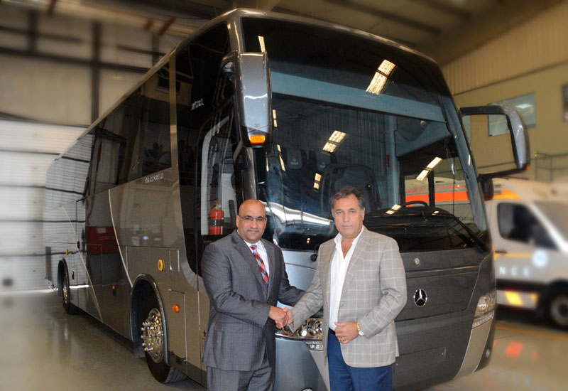 EMC and Jordan bus firm develop custom MB coaches