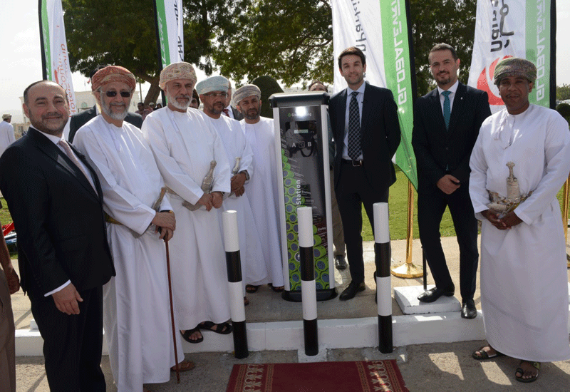 Muscat gets first electric vehicle charging station