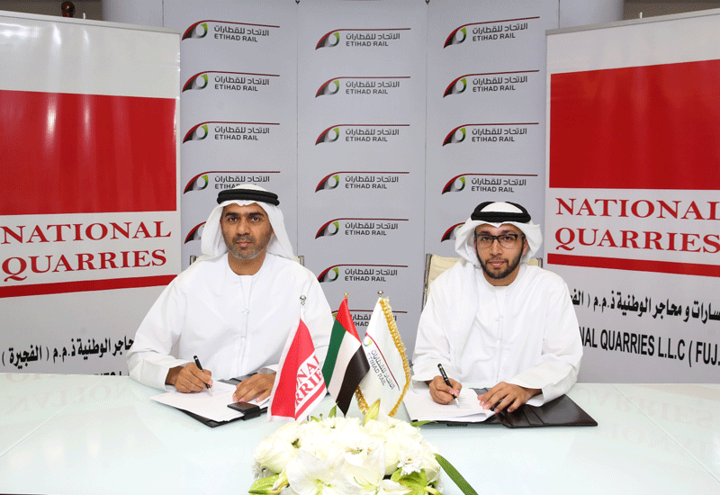 National Quarries to partner with Etihad Rail