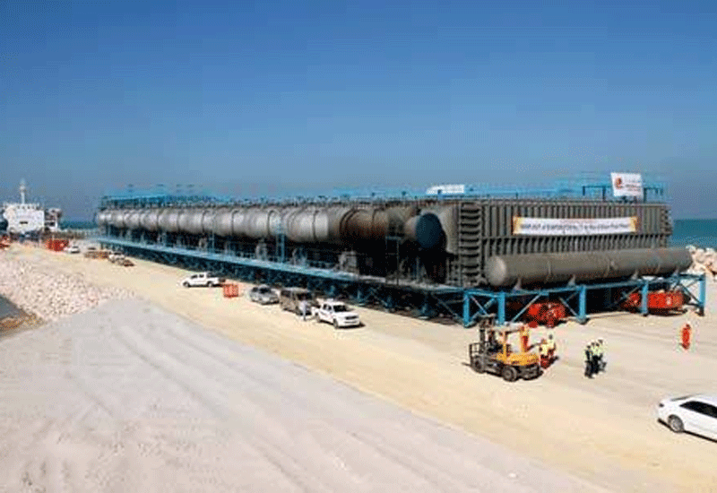 Almajdouie transports world's largest evaporator