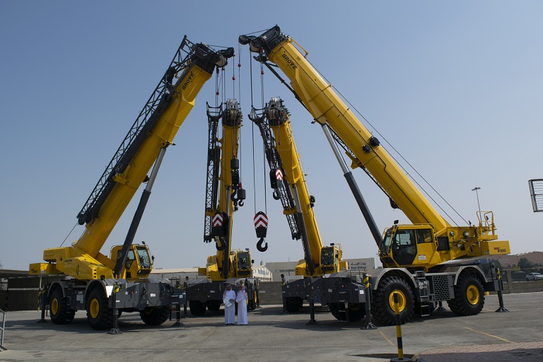 Tamimi Rentals invests in 50 Grove rough-terrain cranes to diversify its business in Saudi Arabia