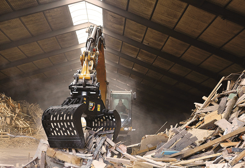 Cat releases three demolition and sorting grapples