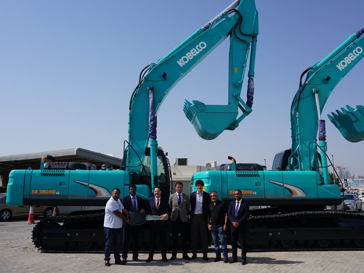 Kobelco excavators to be used at Bab Integrated Facilities project