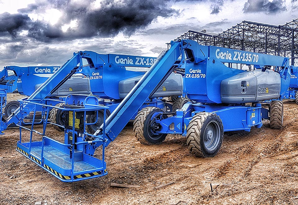 Genie boom lifts support Istanbul airport project