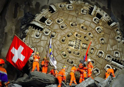 Switzerland opens world’s longest, deepest tunnel