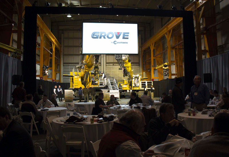 Grove introduces GHC crane range with live demo