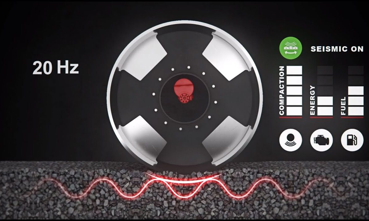 Dynapac’s Seismic compaction technology enables the drum and soil to act as one system