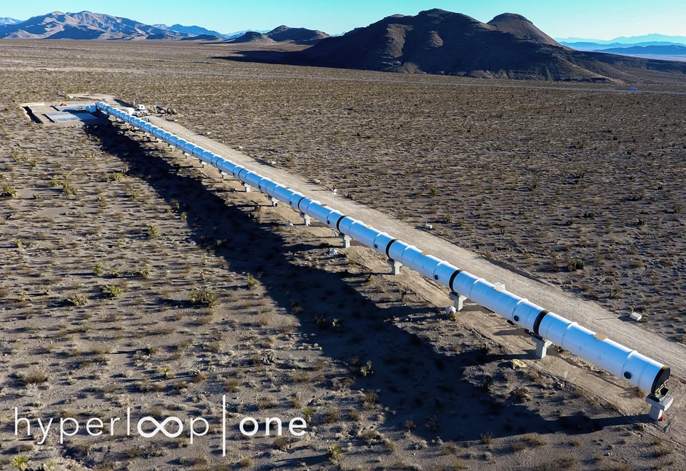 Hyperloop One reveals first images of test site