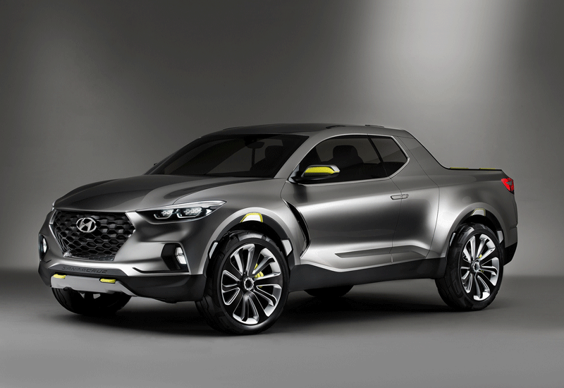 Hyundai unveils Santa Cruz Concept crossover truck PMV Middle East