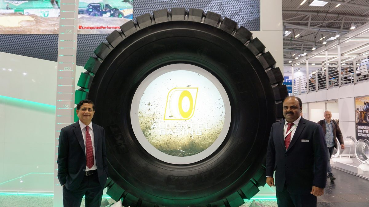 BKT showcases Earthmax range radial OTR tyres at bauma 2019