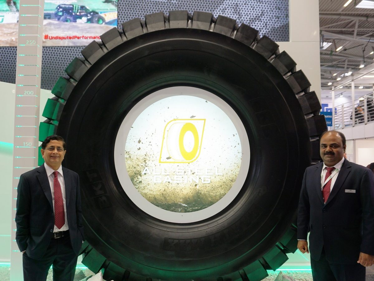 BKT showcases Earthmax range radial OTR tyres at bauma 2019