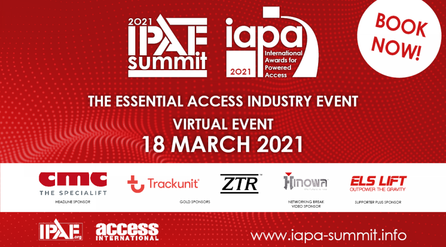 First virtual IPAF summit and IAPA awards to be held on 18 March 2021