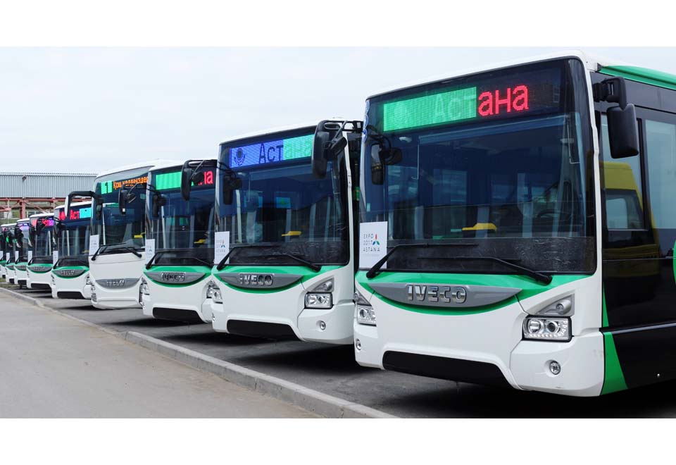 Iveco supplies 210 hybrid buses for Expo 2017 in Astana