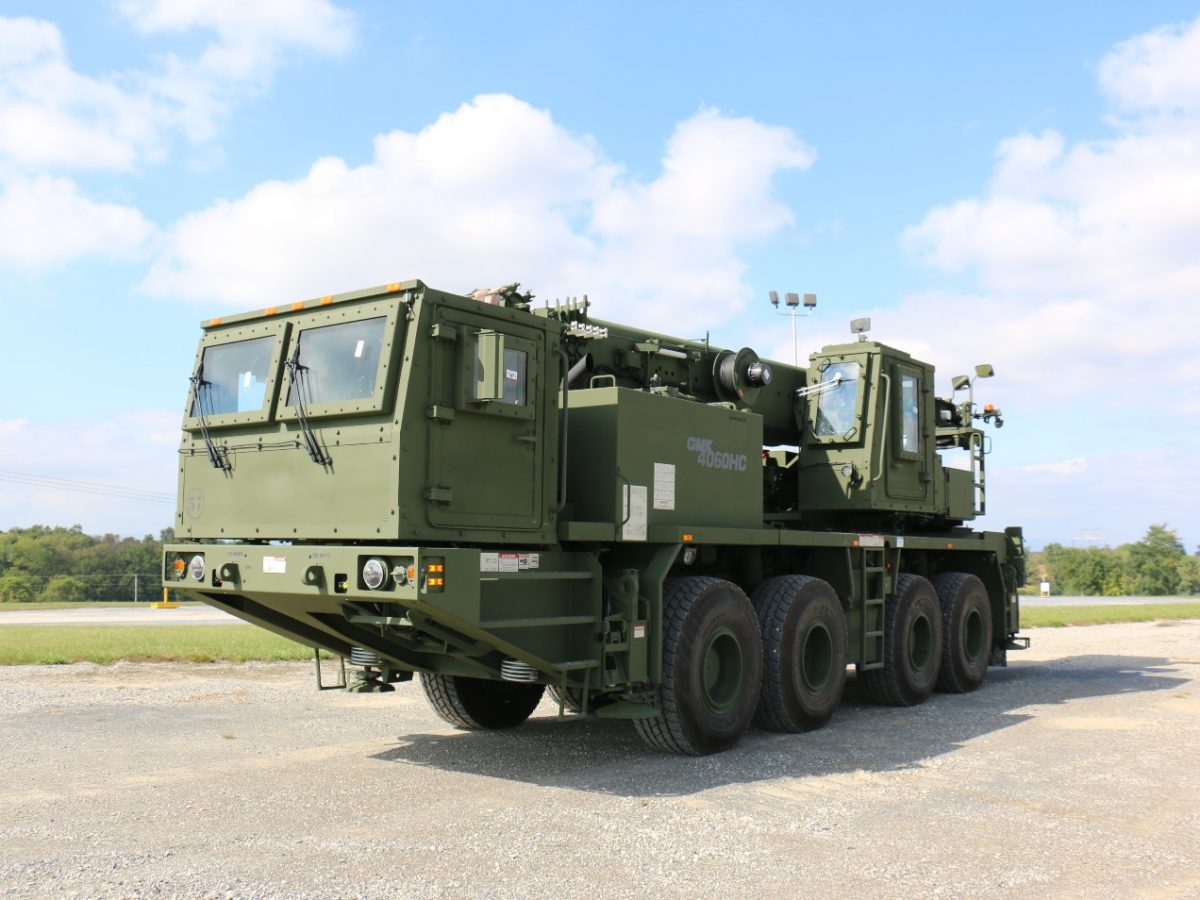 Pictures: Grove all-terrain cranes specially outfitted for the U.S. military