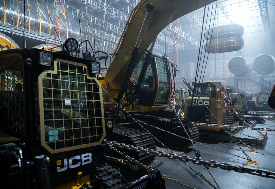 JCB machines star in Alien Covenant film