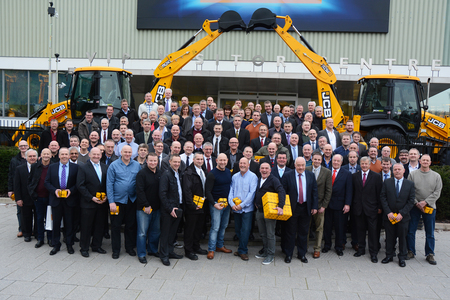 JCB's UK workers clock up 6,000 years of service