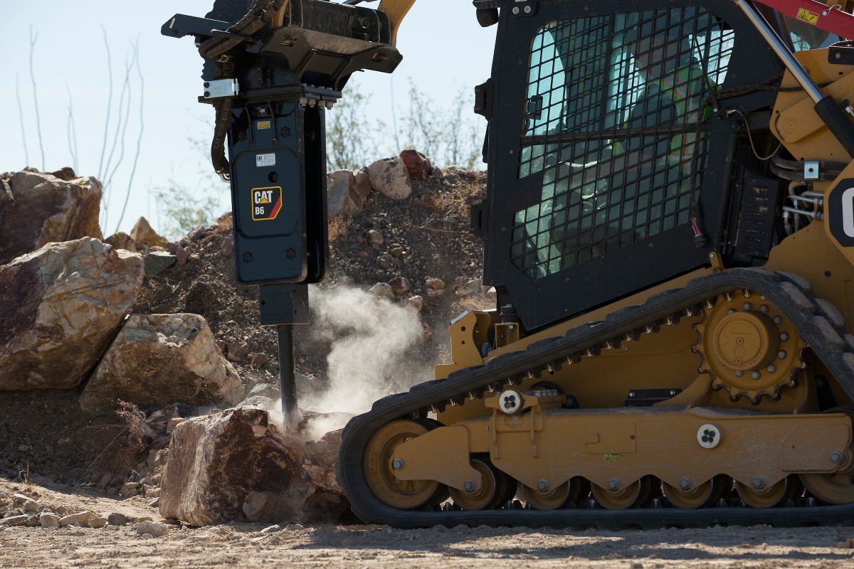 Caterpillar launches hydraulic hammers for compact equipment