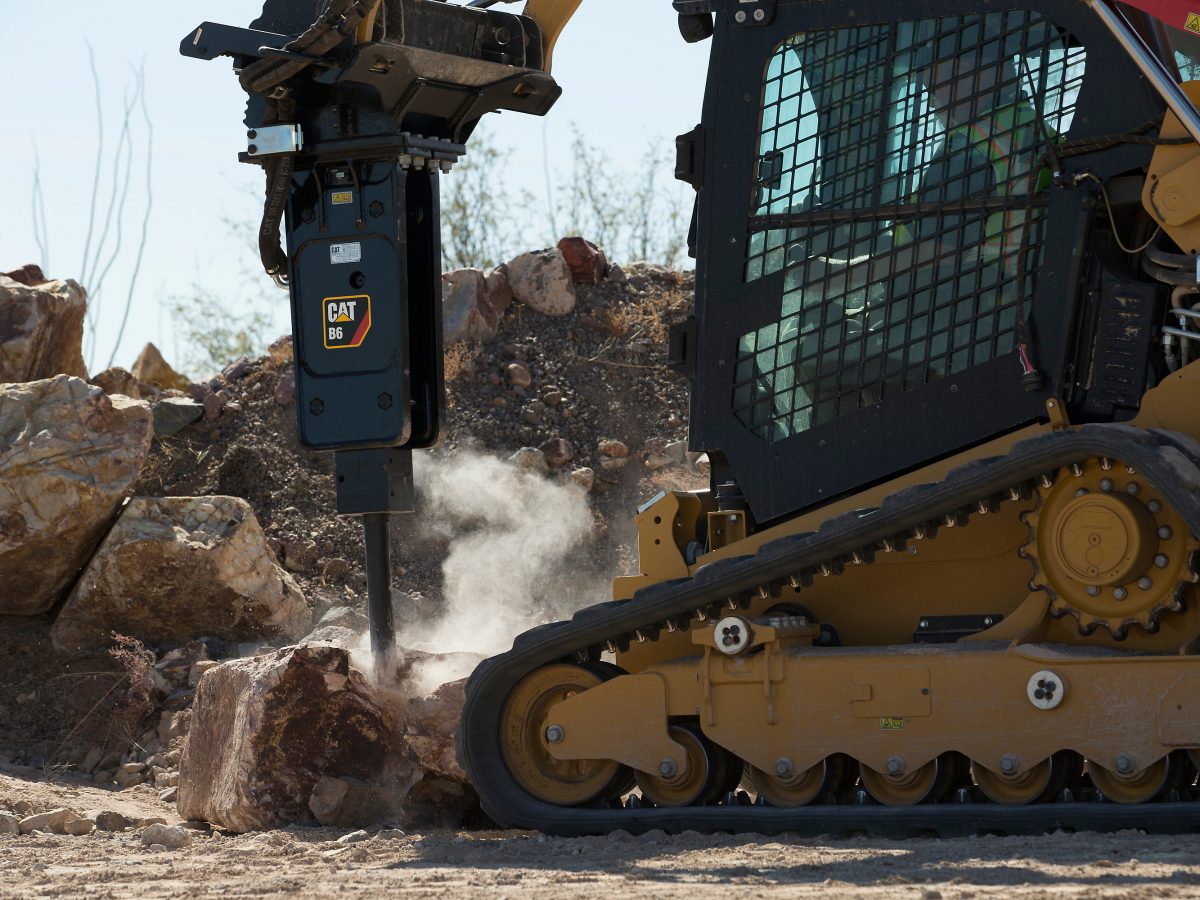 Caterpillar launches hydraulic hammers for compact equipment