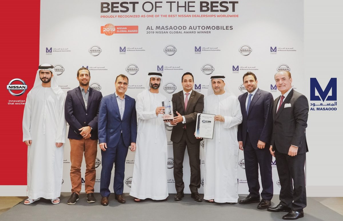 Al Masaood Automobiles wins Nissan Global Award 2019 - NSC