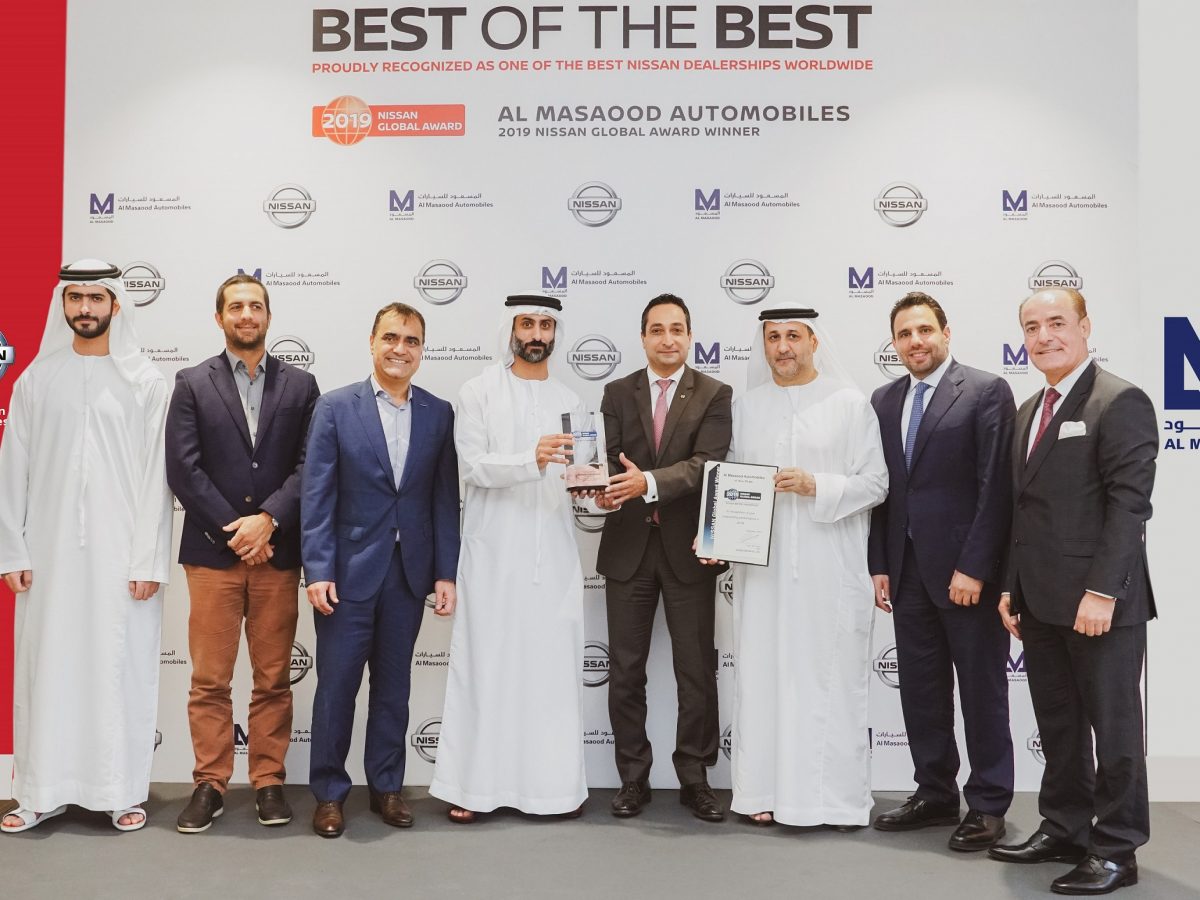 Al Masaood Automobiles wins Nissan Global Award 2019 - NSC