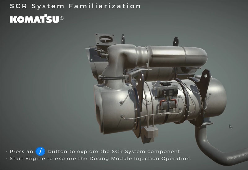 Komatsu bets on interactive 3D virtual training