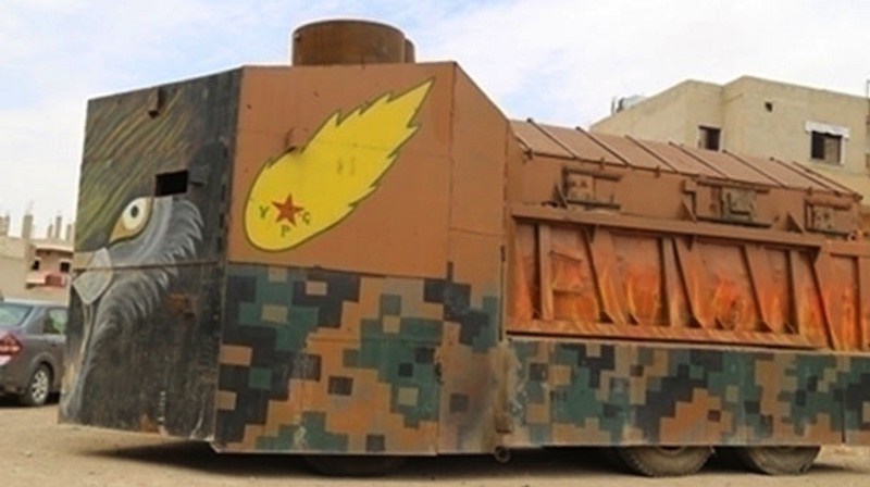 Kurdish troops use ‘Mad Max’ tanks to fight Daesh