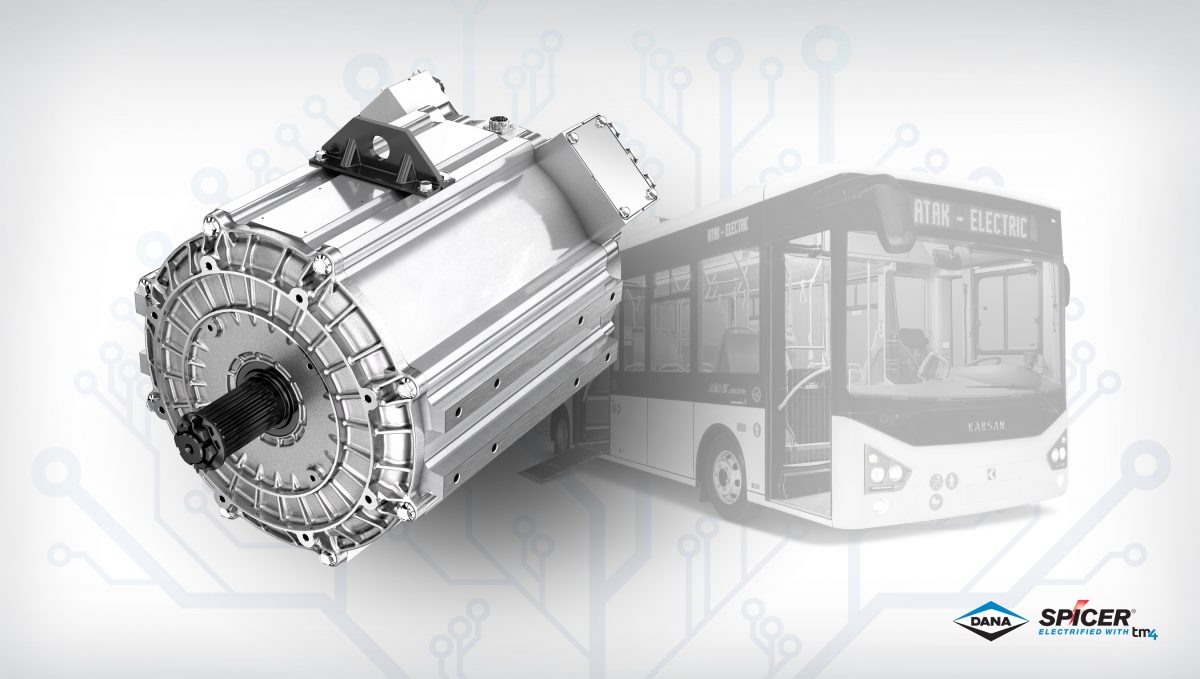 Karsan's new midibus features TM4 electric motor and inverter from Dana