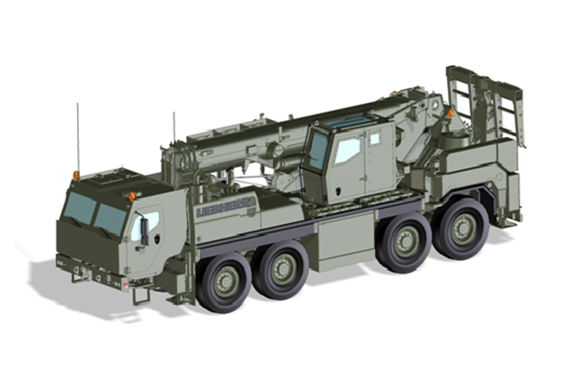 Liebherr develops armoured crane for German Army