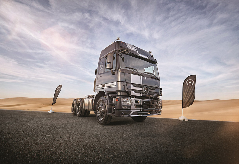 Mercedes-Benz unveils special edition Actros model