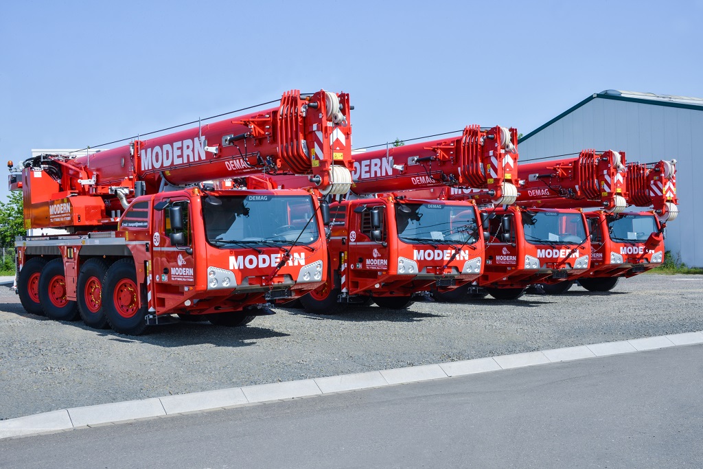 MMETC takes delivery of four Demag all terrain cranes in Bahrain