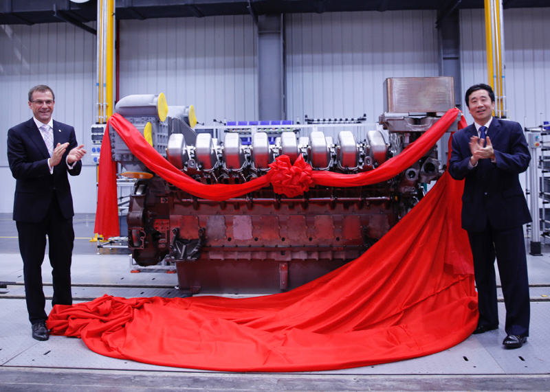 MTU Yuchai Power produces first MTU Series 4000 engine