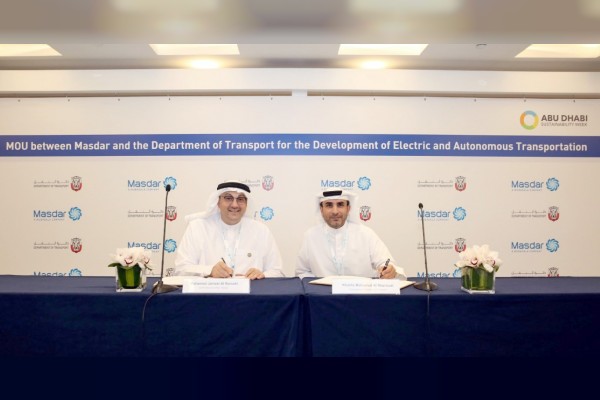 Masdar, DoT to develop infrastructure for smart transport systems