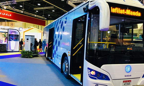 Masdar and Abu Dhabi Department of Transport roll out all-electric bus service