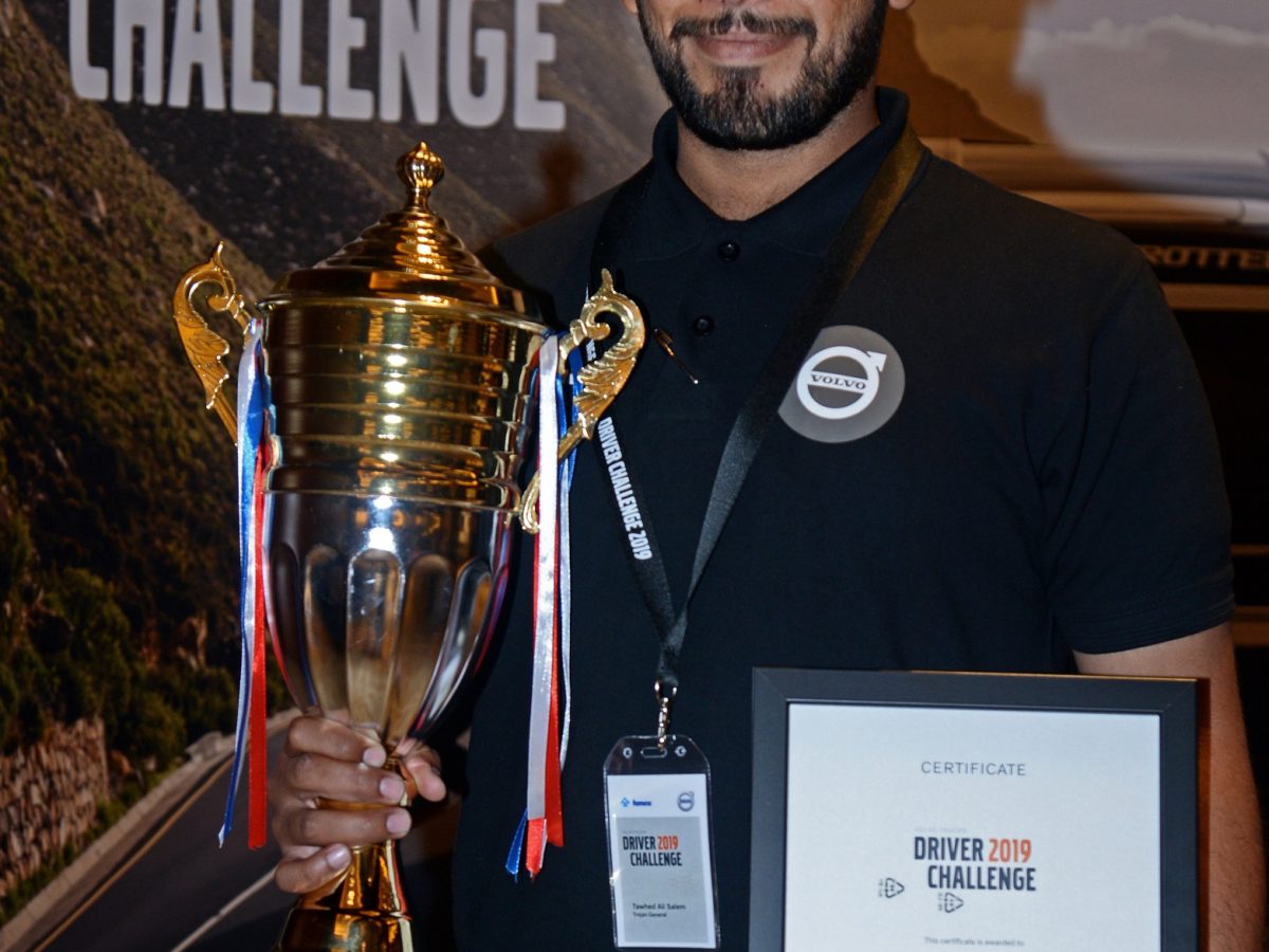 Abu Dhabi based driver wins UAE Volvo Trucks Driver Challenge 2019