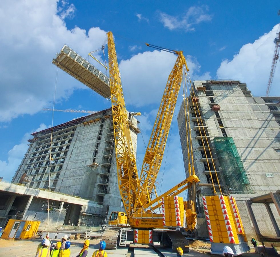 Al Faris lifts 36m suspended bridge in Ras Al Khaimah