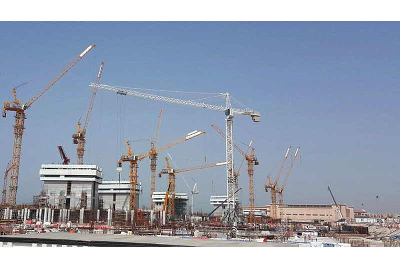 NFT delivers 10 Potain tower cranes to Royal Atlantis Residences site in Dubai