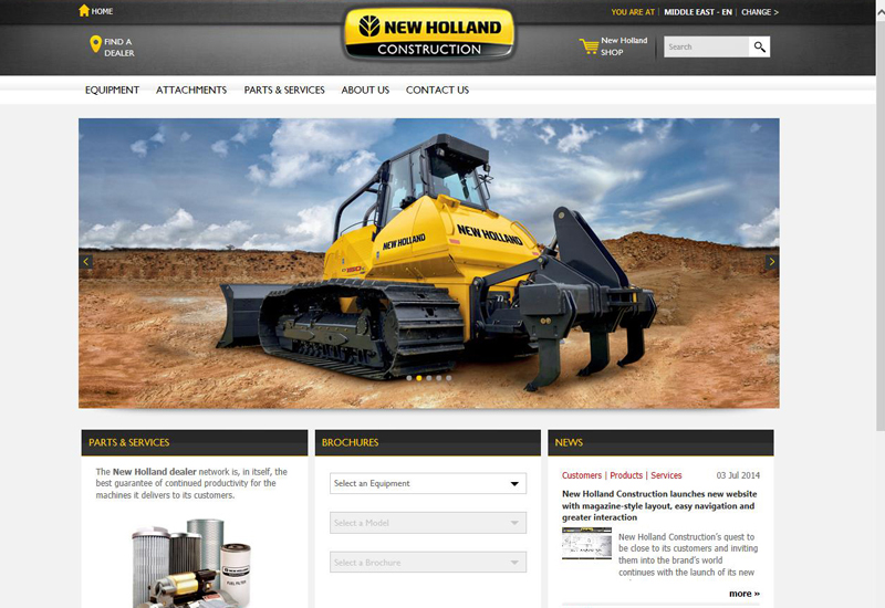 New Holland introduces magazine-style website