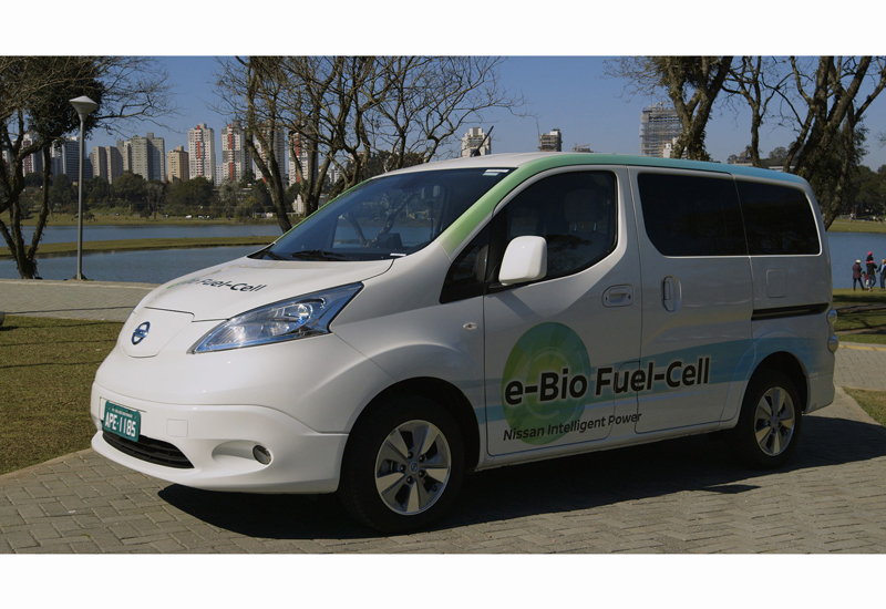 Nissan unveils first solid-oxide fuel cell vehicle