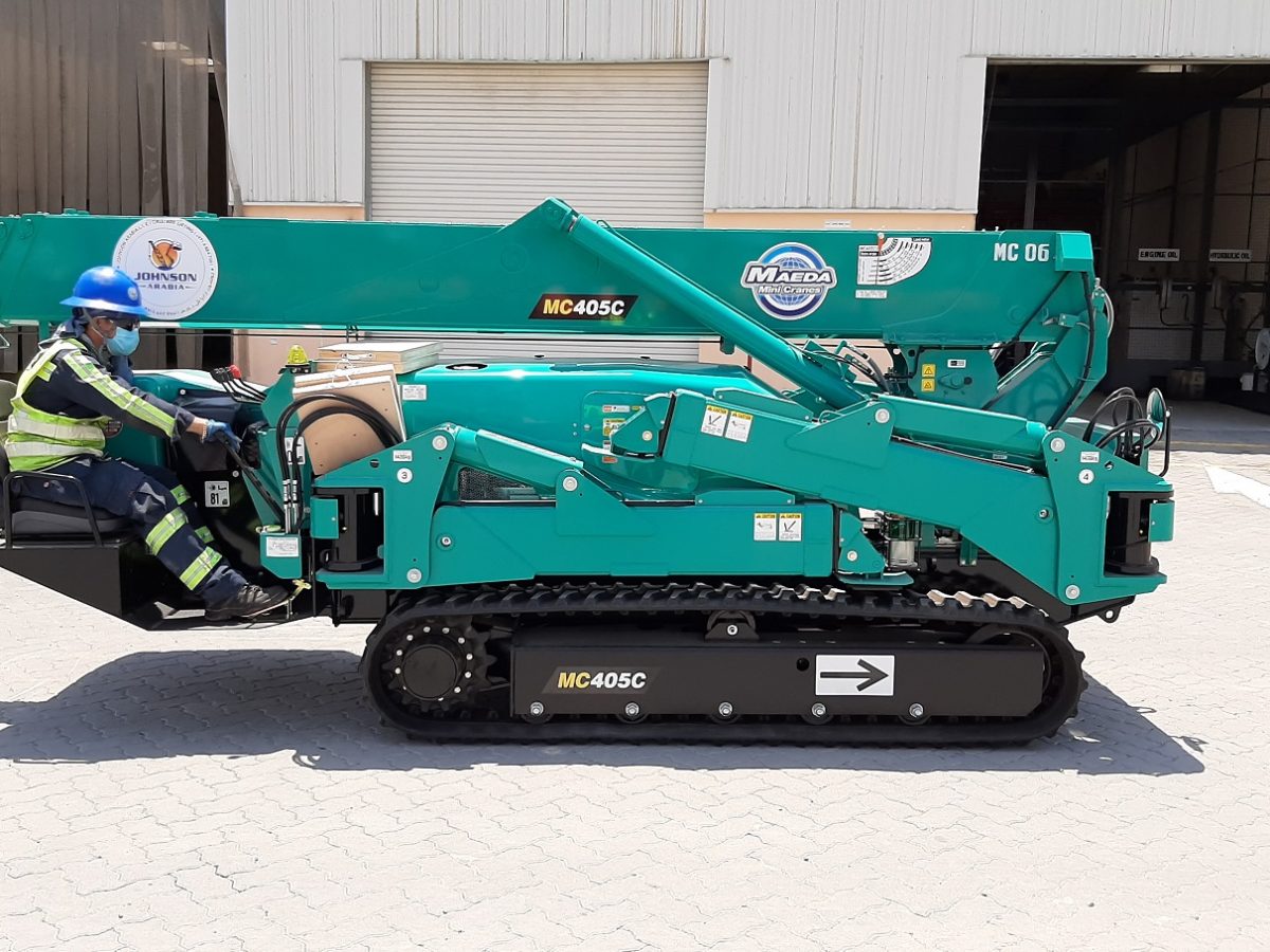 Johnson Arabia expands fleet with Maeda spider cranes