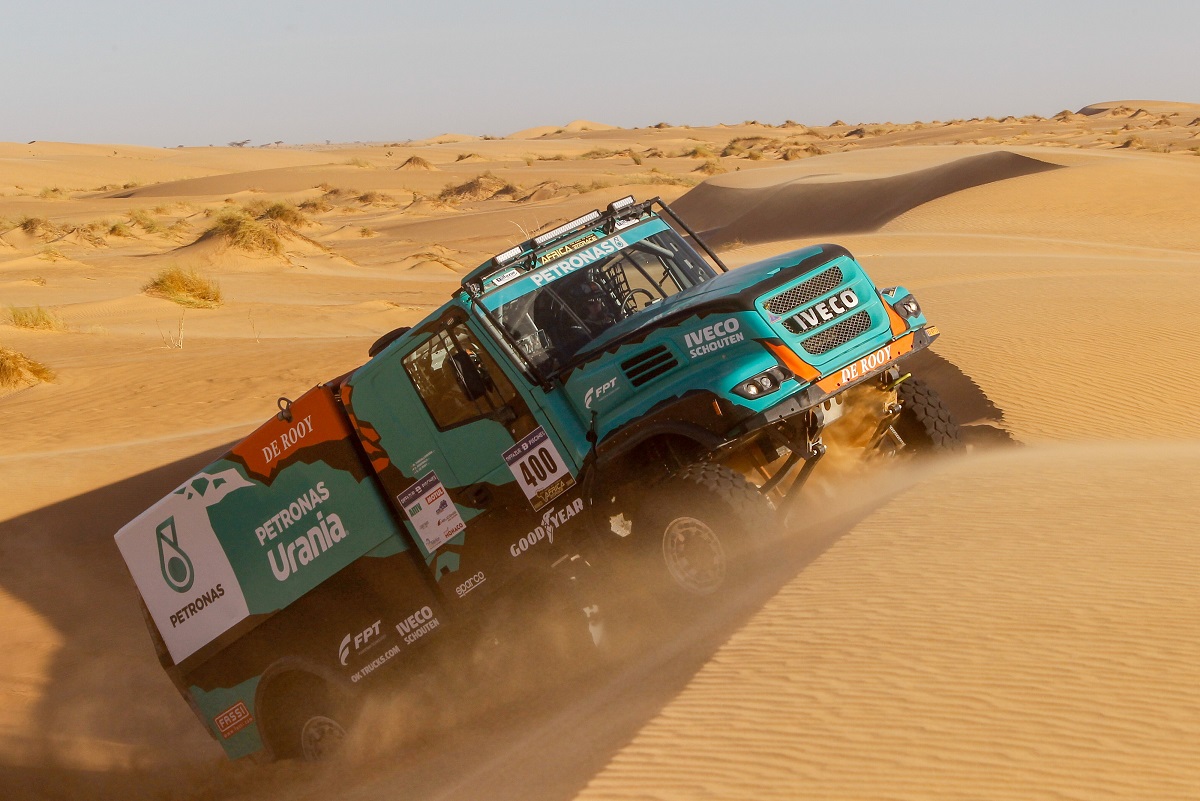 Petronas Team De Rooy Iveco aims to win 2019 Dakar Rally with four Iveco Powerstar trucks fitted with regular Goodyear offroad ORD tyres