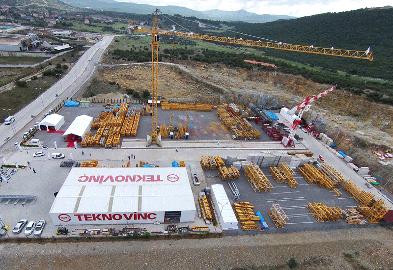 Teknovinc opens Potain tower crane yard in Turkey