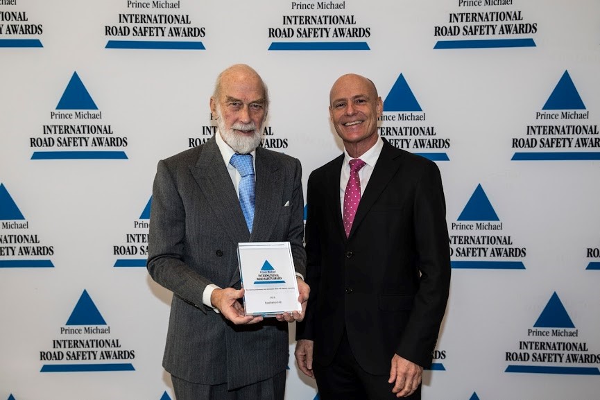 RoadSafetyUAE wins the Prince Michael International Road Safety Award