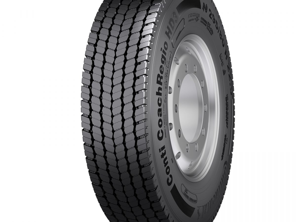 Continental’s Conti CoachRegio tyres for intercity buses increase grip and curve stability on dry and wet roads