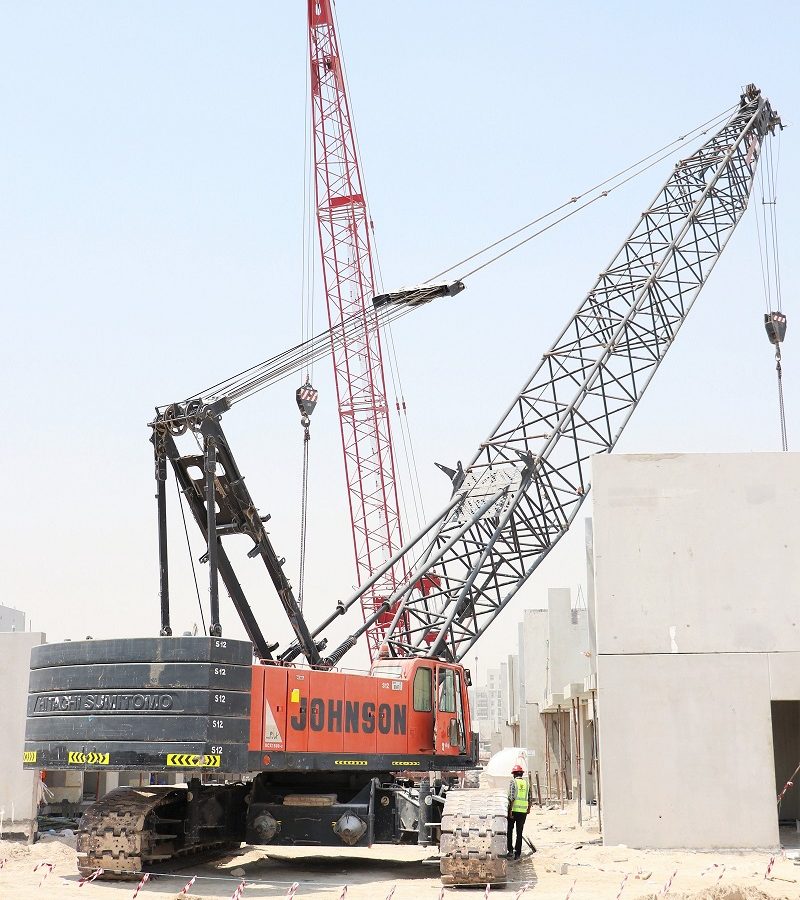 Johnson Arabia mobilises cranes for residential and utility projects