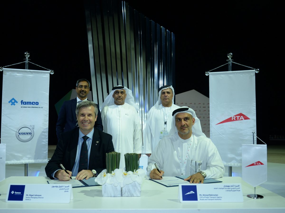 FAMCO signs contract with Dubai RTA for 143 Volvo luxury coaches